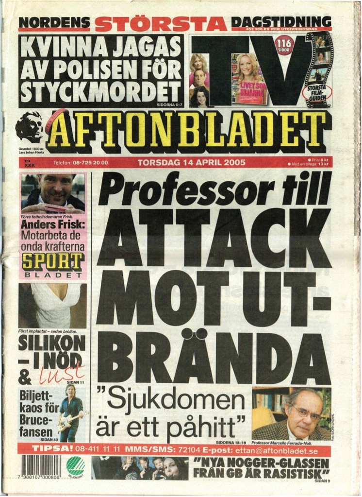 This image has an empty alt attribute; its file name is prof-marcello-ferrada-de-noli-in-aftonbladet.jpg